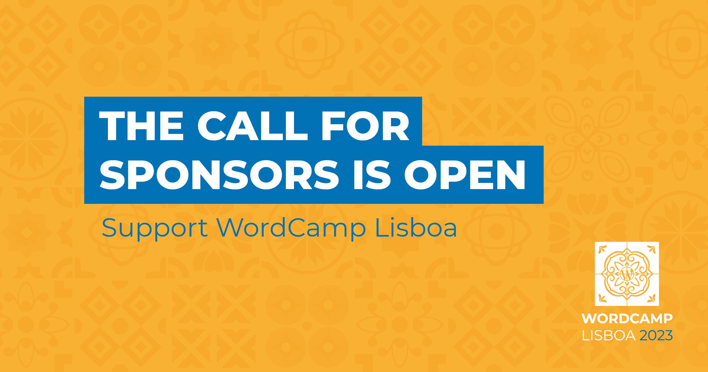 The Call for Sponsors is open – Support WordCamp Lisboa