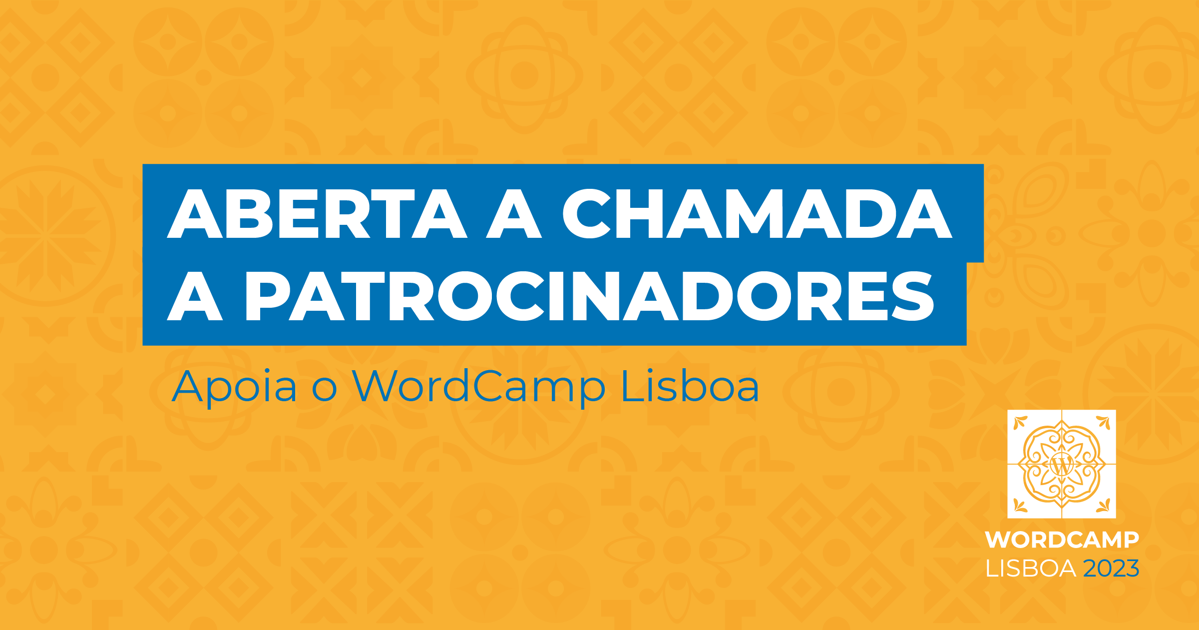 Aberta a chamada a patrocinadores – apoia o WordCamp Lisboa
