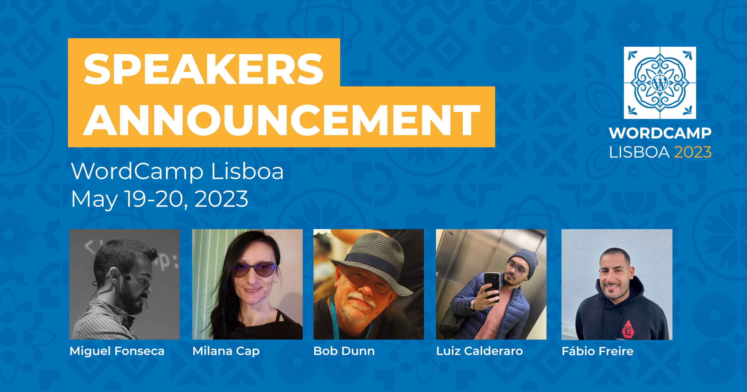 First batch of speakers announced