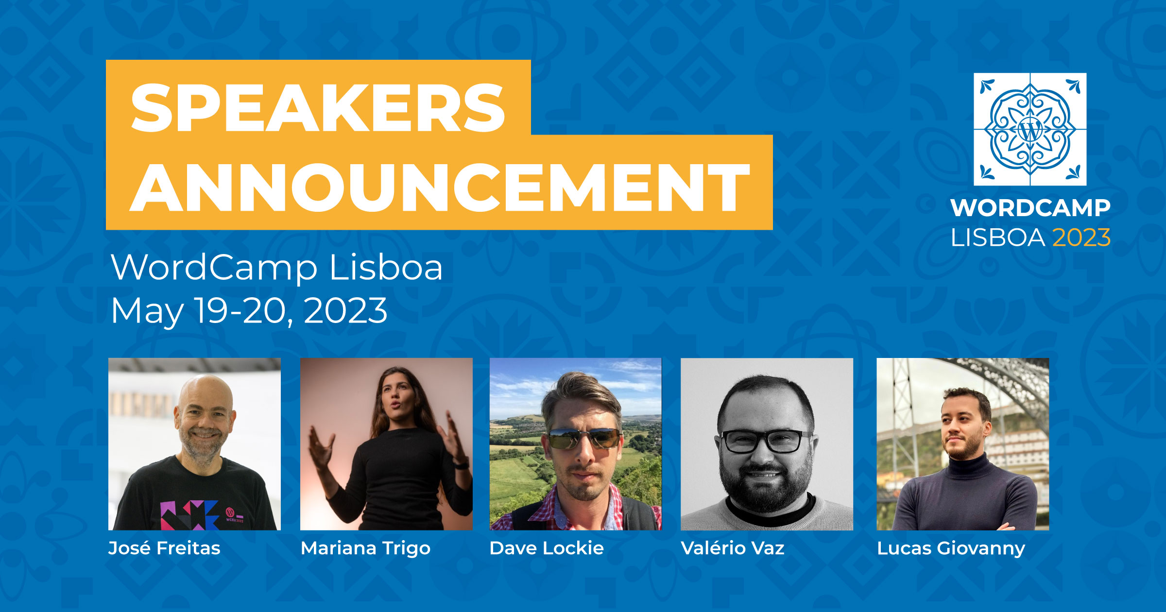 Second batch of speakers announced