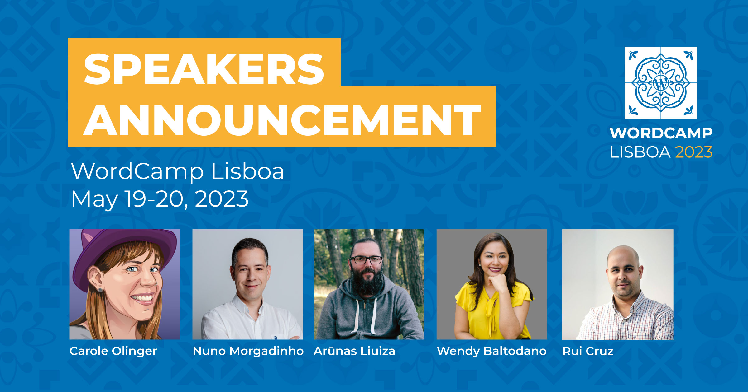 Third batch of speakers announced