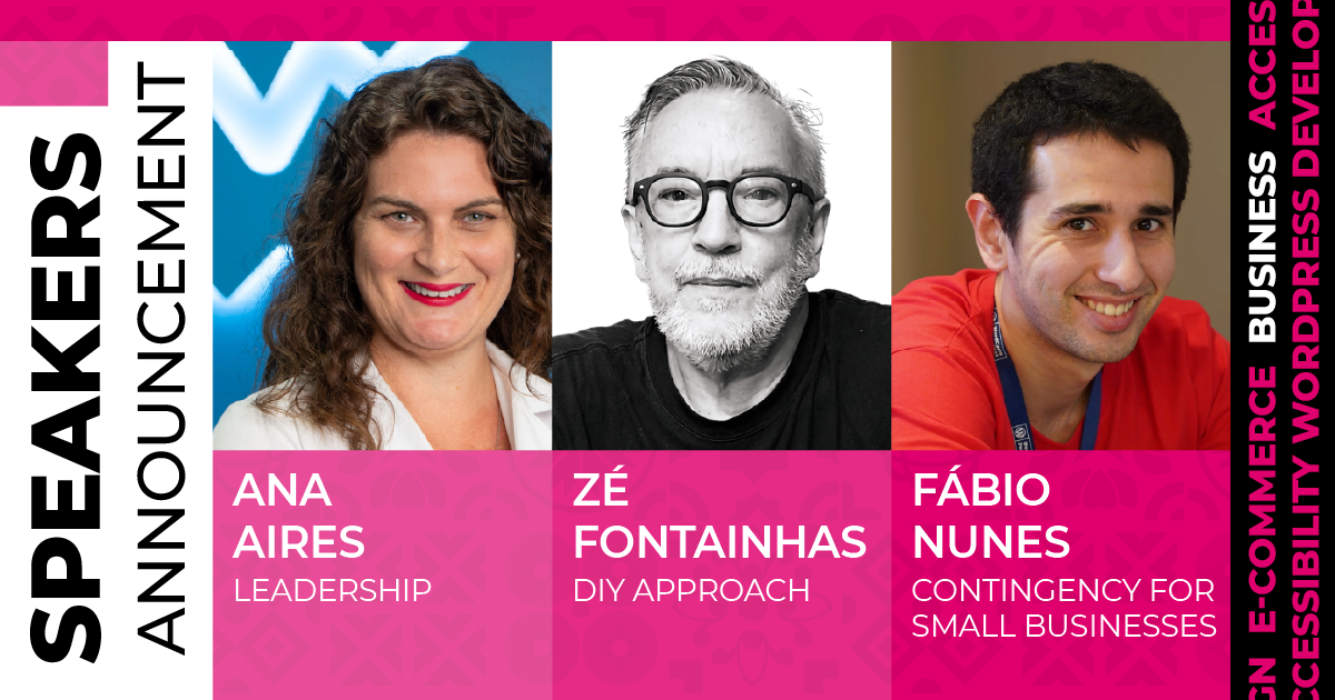 Introducing our first group of speakers