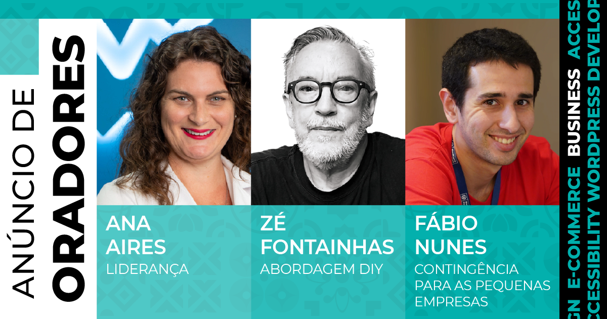 Primeiro lote de oradores anunciado