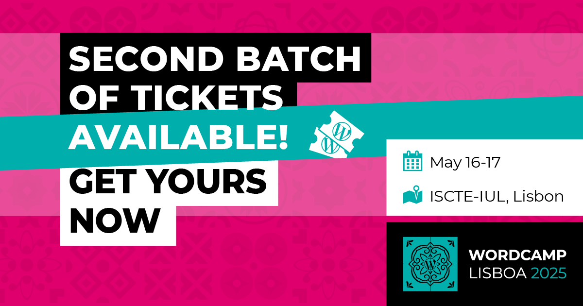 New Batch of Tickets Available