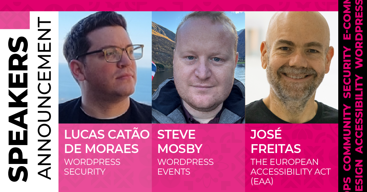 Our fifth group of speakers: let’s talk security, community, and inclusion