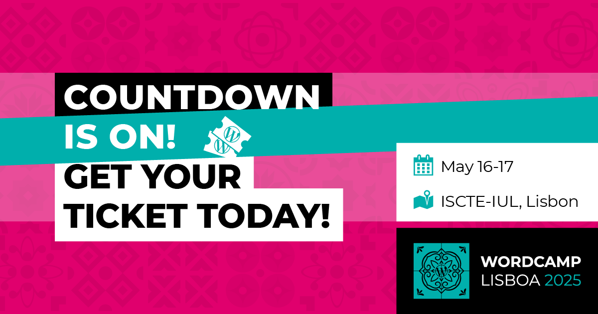 Countdown is on! Get your ticket today!