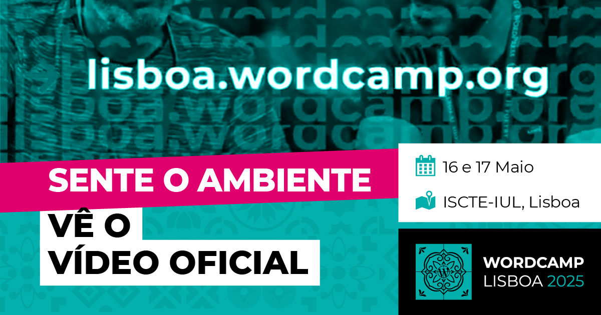Sente o ambiente – Vê o vídeo oficial